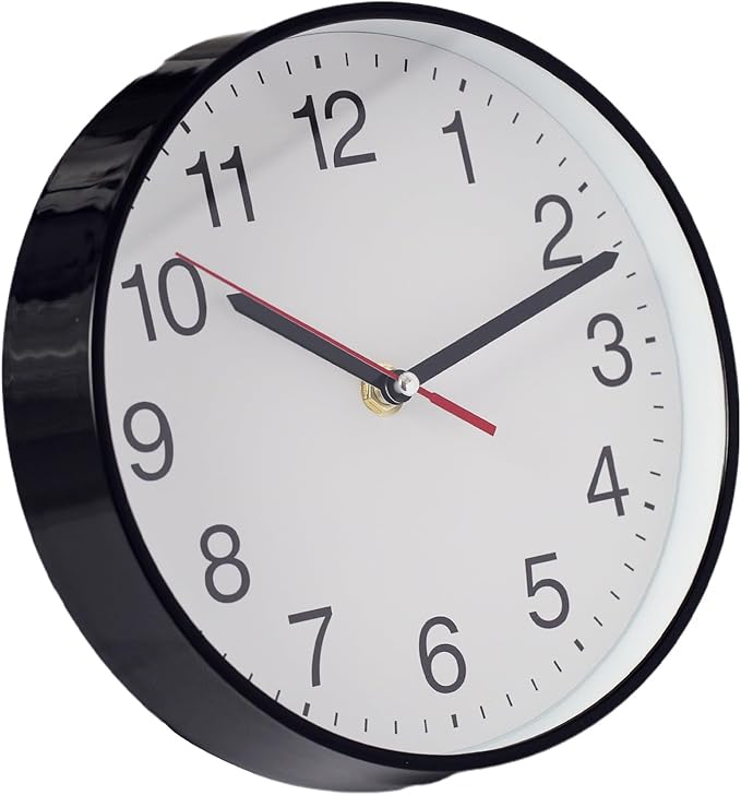 Spinaround Wall Clock, Modern Wall Clocks Battery, Silent Non-Ticking Analog - Image 2
