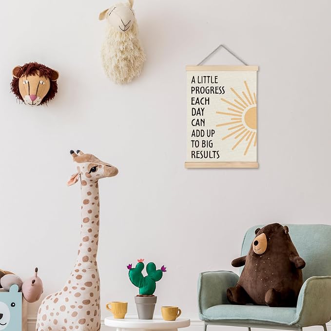 Supwhd Positive Affirmations Wall Decor, Inspirational Add Up to Big Results - Image 4