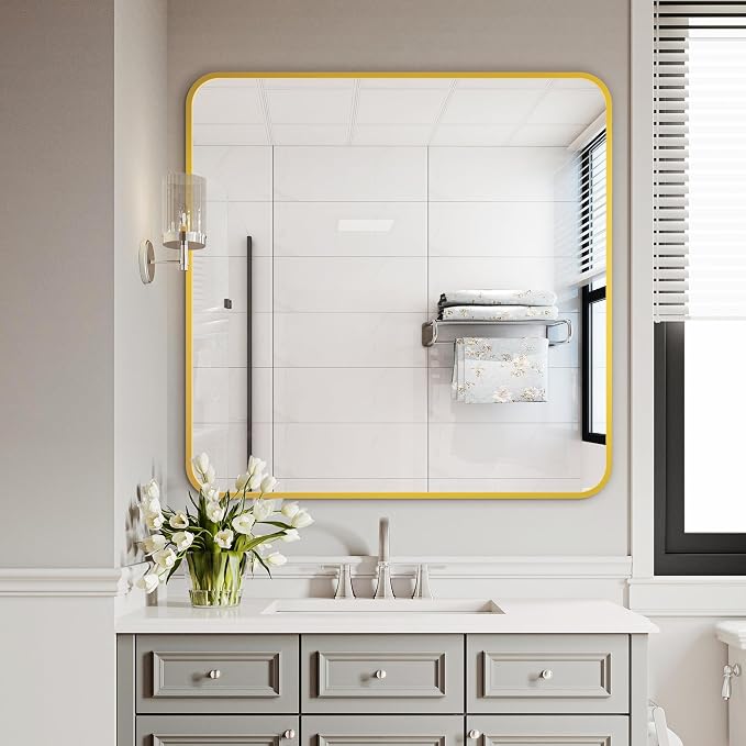 Delma Bathroom Vanity Mirror, High-Definition Bathroom Mirror, Versatile - Image 7