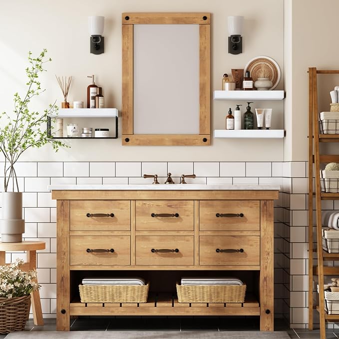 QEEIG Bathroom Shelves Over Toilet - Image 6