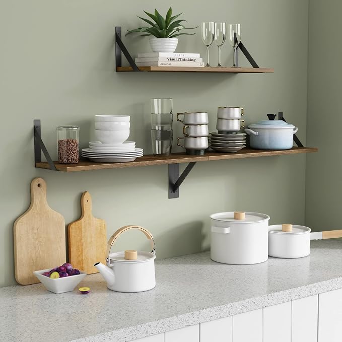 Forbena 24 Inch Long Floating Shelves - Image 4