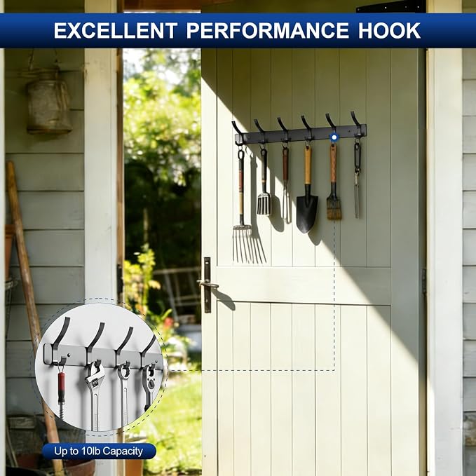2-Pack Wall Mounted Coat Rack - Image 8