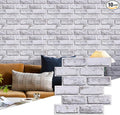 Commomy 3D Faux Brick Peel and Stick Tiles by CommomyDecor