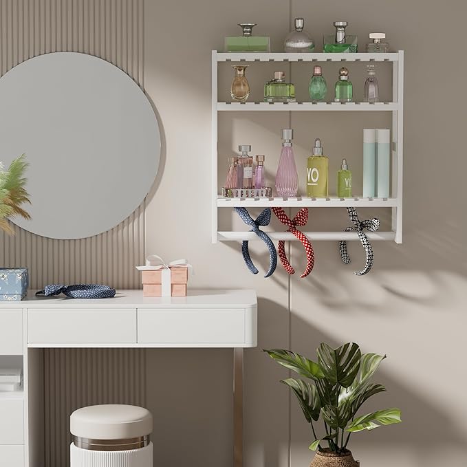 Towel Rack Bathroom Storage Shelves Over The Toilet - Image 6