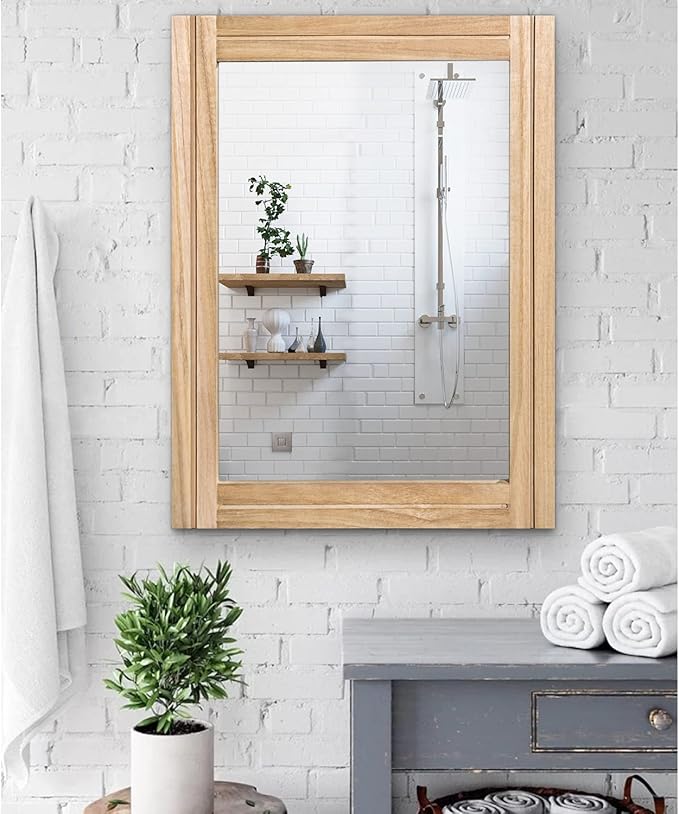 AAZZKANG Rustic Mirrors for Wall - Image 4