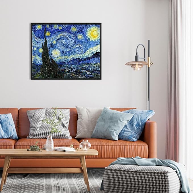 Van Gogh Canvas Wall Art: Starry Night Posters Large Modern Artwork Famous - Image 8