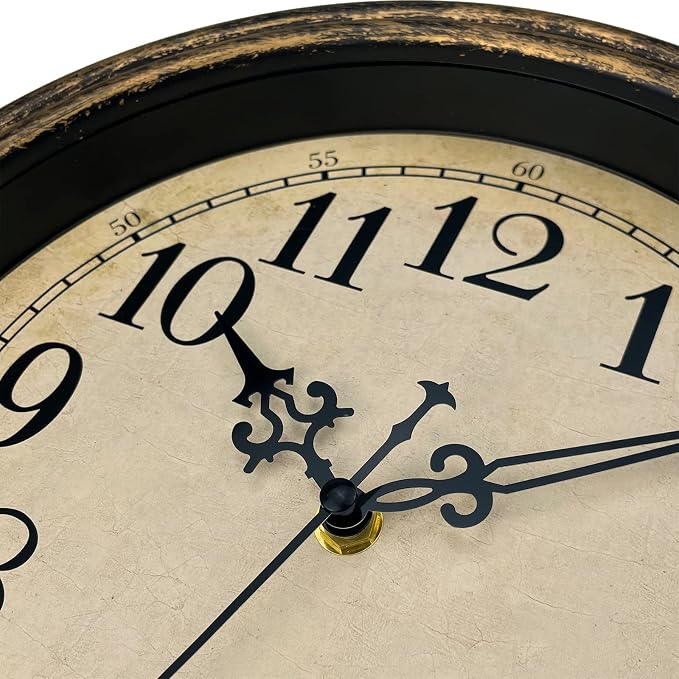 Plumeet Small Retro Wall Clock - Image 2