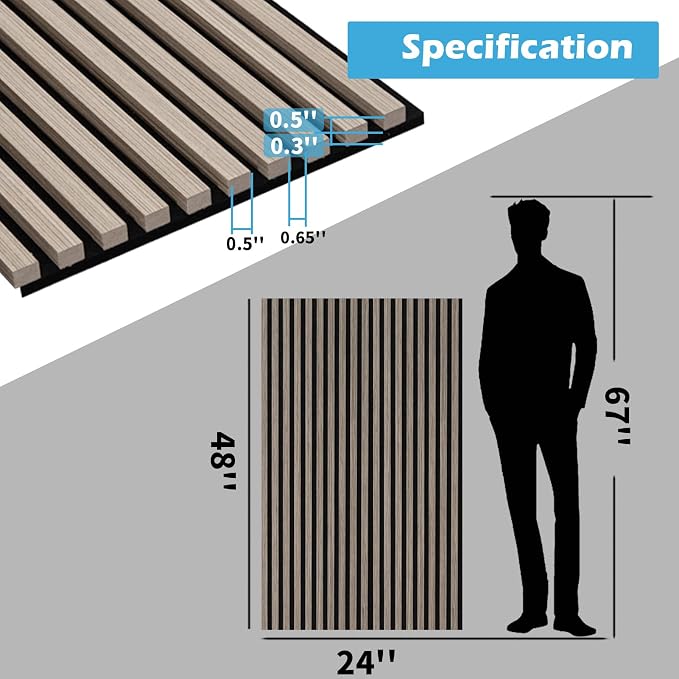 Art3d 2-Pack 48" x 24" Acoustic Wood Panels - Image 6