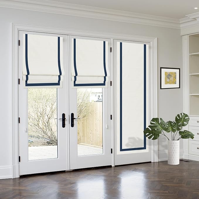 DEJAVU Roman Shades With Ribbon Border - Image 3