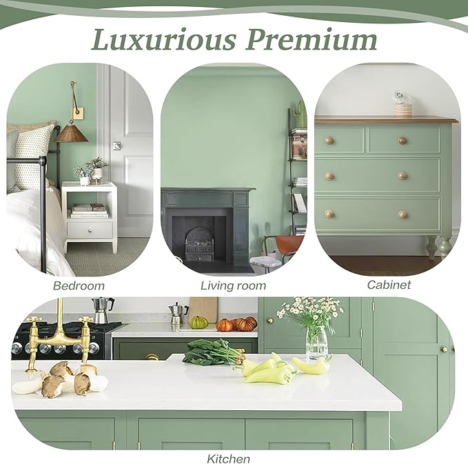 Dimoon 17.7''x118'' Peel and Stick Wallpaper Light Green Contact Paper - Image 6