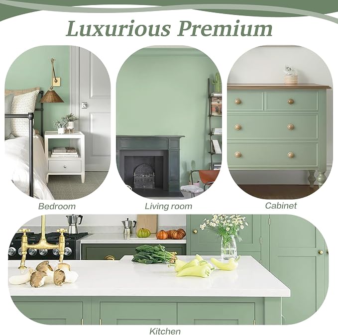 Dimoon 17.7''x393'' Peel and Stick Wallpaper Light Green Contact Paper - Image 6
