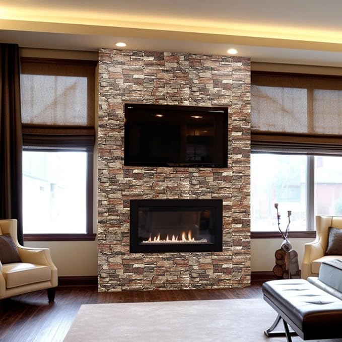 Yutianli 20PSC 3D Wall Panels Peel and Stick Faux Brick Wall Panels - Image 5