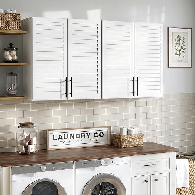 Furnaza 60" W Laundry Room Wall Cabinet by Furnaza