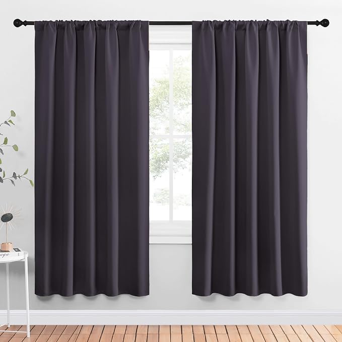 NICETOWN Window Curtains Blackout Drapes, 1 Pair, 52 by 72-Inch, Thermal by NICETOWN