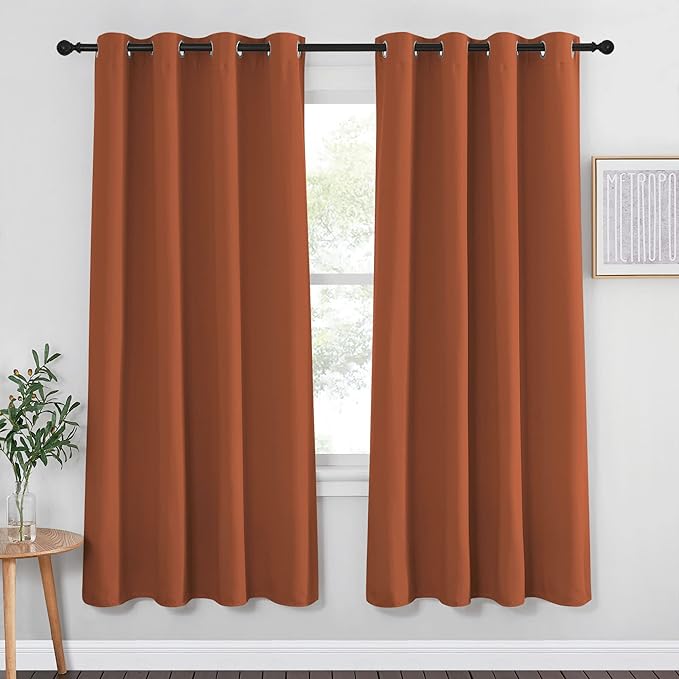 NICETOWN Blackout Bedroom Curtain 72 inches Long by NICETOWN