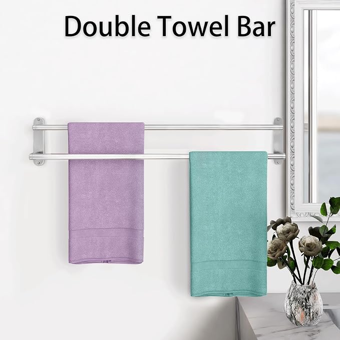 Double Towel Bar 32 Inch, Towel Rack - Image 5