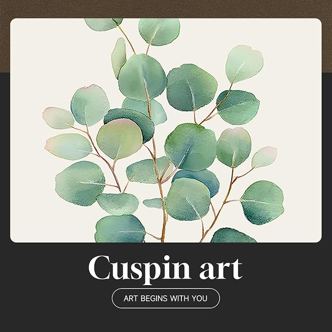 Framed Sage Green Botanical Wall Art - Image 7