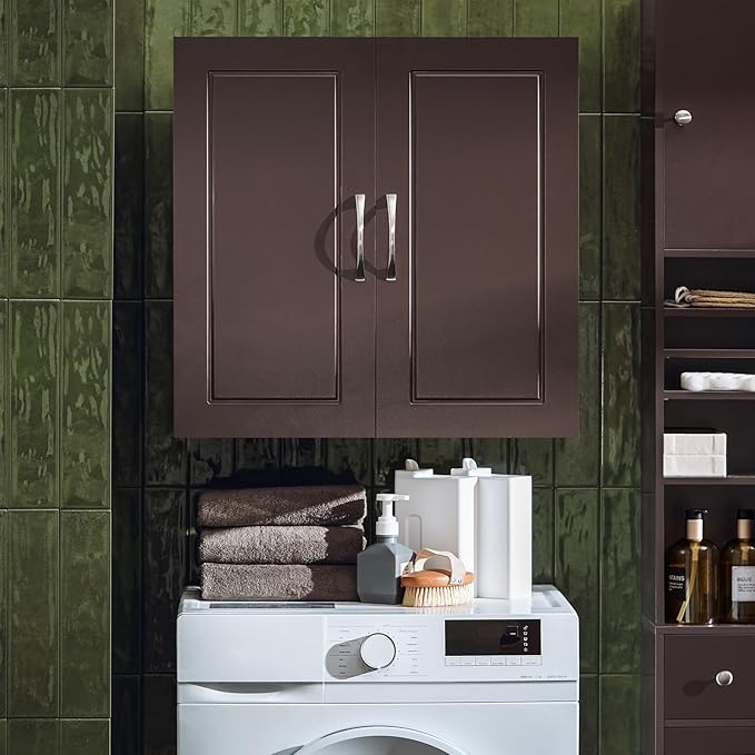SoBuy Wall Cabinet Laundry Room, Medicine Cabinet - Image 2