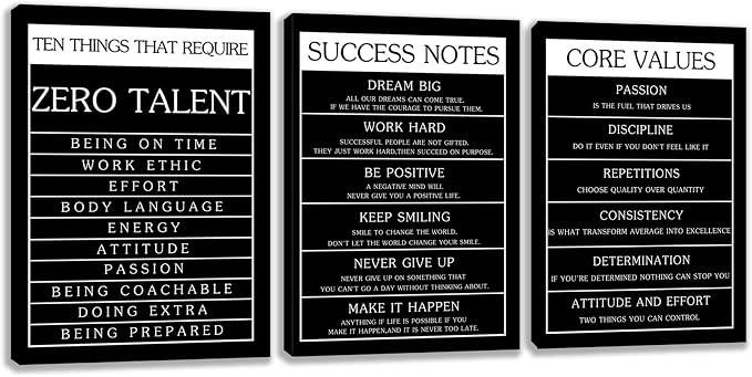 Motivational Wall Decor Paintings Inspirational Office Wall Decor Posters by Kuiluuye