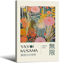 Abstract Yayoi Kusama Posters Japanese Wall Art Vintage Tokyo Aesthetic Prints by Unknown