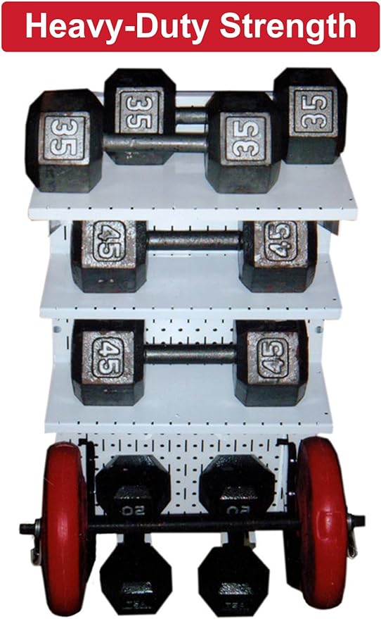 Wall Control Pegboard 32in x 16in Gray Metal Pegboard Tool Board Panel - Image 8