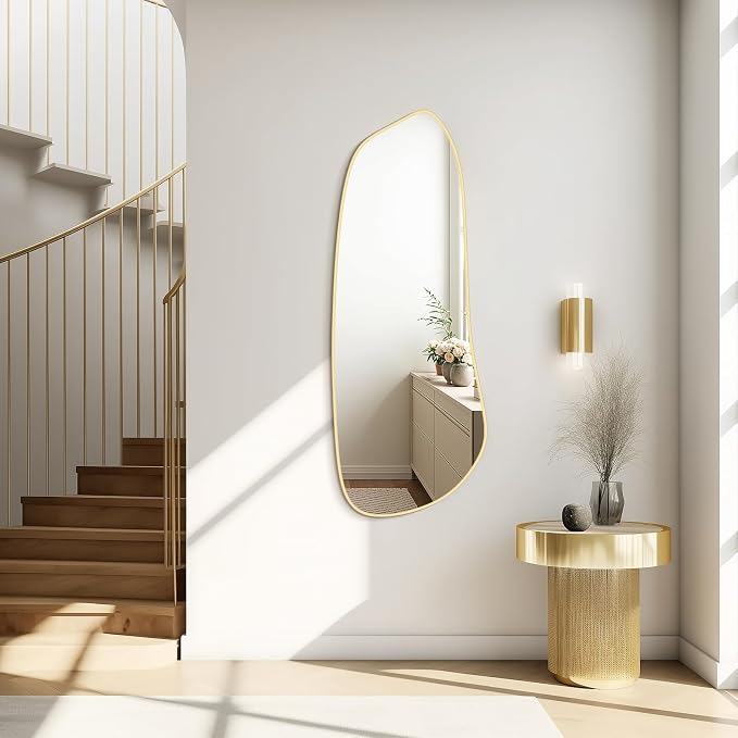 WallBeyond Irregular Wall Mirror, Asymmetrical Mirror Wall Mounted - Image 3
