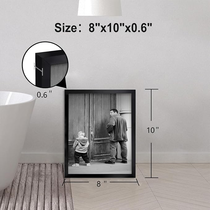 Funny Bathroom Wall Art Black and White Wall Decor, Classic Comedy Movie - Image 6