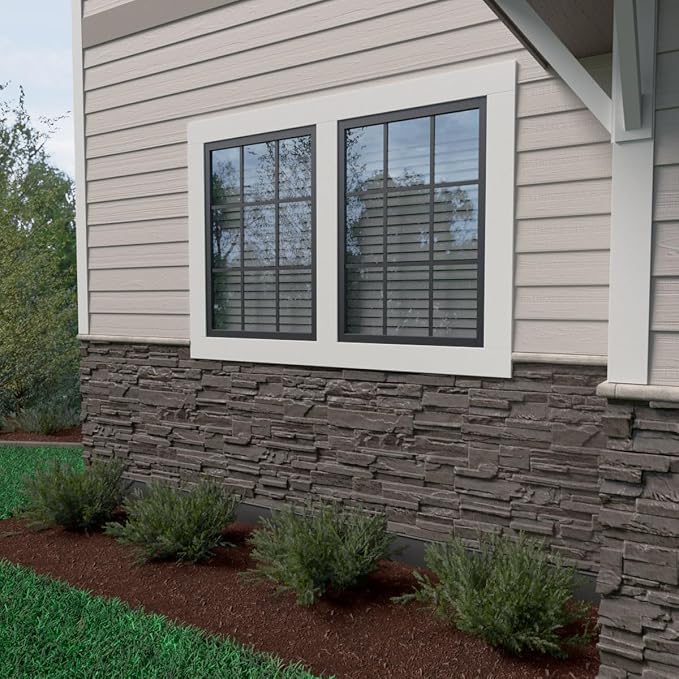 Ekena Millwork 48 5/8"W x 24 3/4"H x 1 1/4"D Cascade Stacked Stone, StoneWall - Image 12