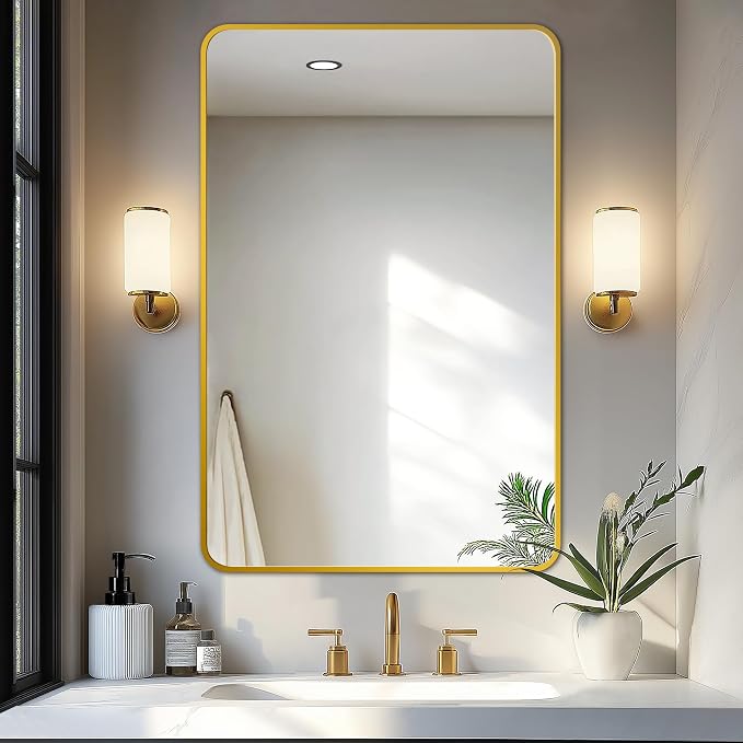 Delma Bathroom Vanity Mirror, High-Definition Bathroom Mirror, Versatile by Delma