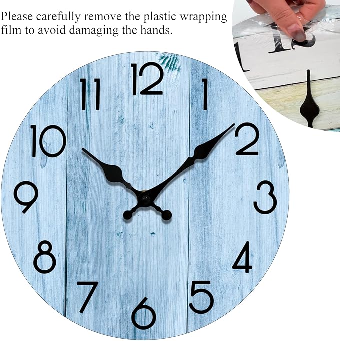 Wall Clock, Modern Wall Clocks Battery Operated, Silent Non Ticking Clock - Image 5