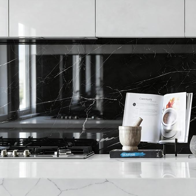 Marble Peel and Stick Waterproof Wall Paneling, Covers 38.75 Sq. Ft. - Image 6