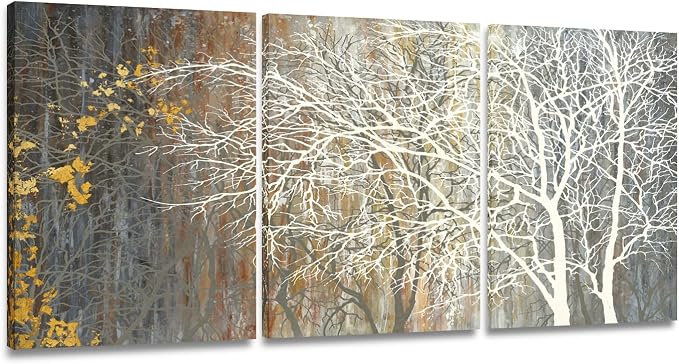 Yihui Arts Brown Canvas Wall Art by YihuiArts