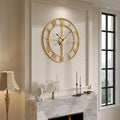 Cuspin 24 Inch Large Wall Clock, Silent Non Ticking Battery-Operated Metal by Cuspin