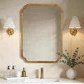 WallBeyond 28" x 40" Rounded Corner Arch Wall Mirror by WallBeyond