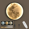 QIYIMEILUX Dimmable Moon Wall Sconce Plug in Modern LED Wall Light by Unknown