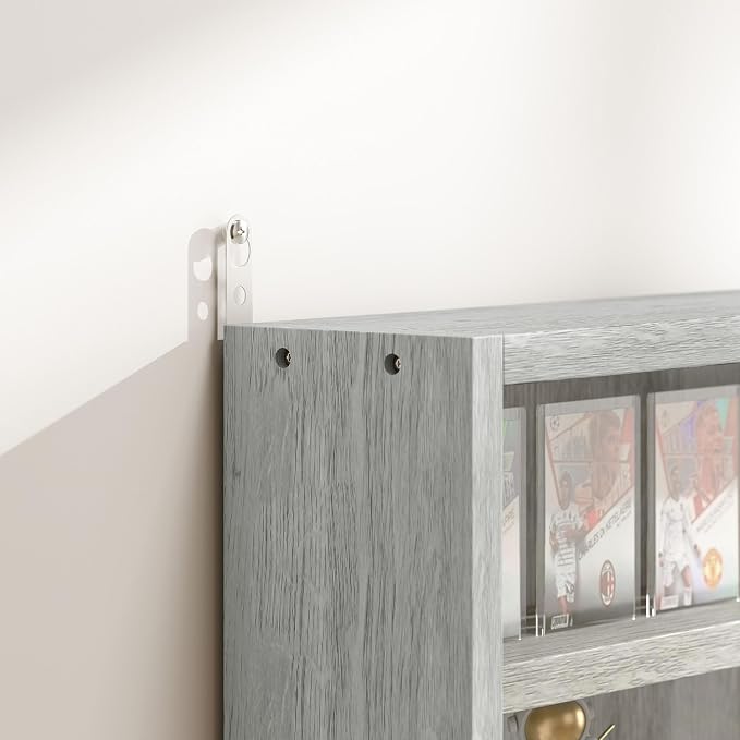 HOMCOM 5-Tier Display Cabinet, Glass Door Cabinet - Image 9