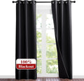 NICETOWN High-End Thermal Kitchen Curtains, Full Blackout Curtains 80 Inches by NICETOWN