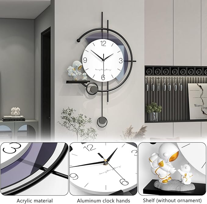 Modern Wall Clock Large Minimalist Decorative Wall Clocks Creativity Silent Non - Image 5
