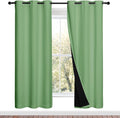 NICETOWN Full Shade Curtain Panels, Forest Green, Pair of Thermal Insulated & by NICETOWN