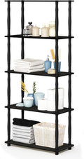 Furinno Turn-N-Tube 5-Tier Multipurpose Shelf / Display Rack / Storage Shelf / by Furinno-FitsYourSpaceFitsYourBudget