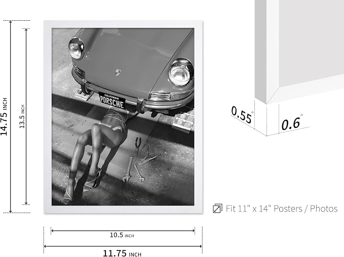 Poster Master Woman Under Classic Car Poster - Image 3