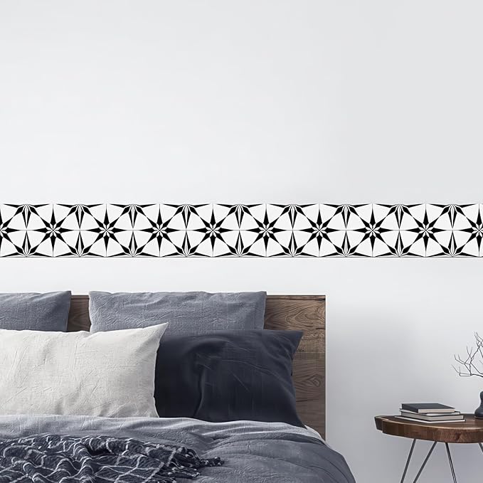 HOMETITUTE Wallpaper Border 4x196 Inch Peel and Stick Wall Border Wallpaper - Image 7