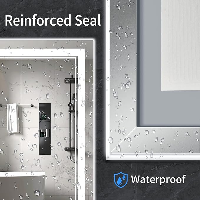 48"x36" LED Bathroom Mirror - Image 5