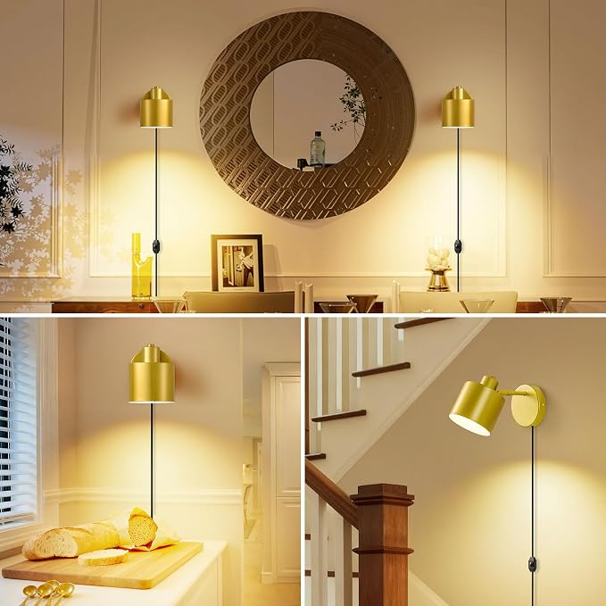 Lightess Plug in Wall Sconce - Image 6