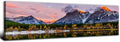 Sunset Landscape Canvas Wall Art by AREBOLOLLC