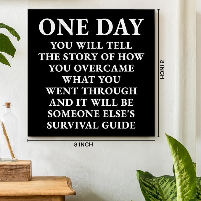 Inspirational Quotes Wall Art Decor, Motivational Success Canvas Painting - Image 2