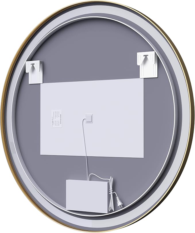 Itrue 36 Inch LED Bathroom Round Mirror, Adjustable Color Temp & Brightness - Image 6