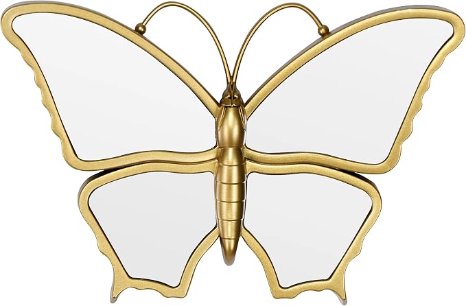 Decorative Butterfly Wall Mirror by Wartter