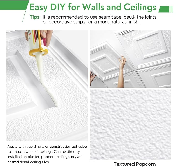 STICKGOO PVC Ceiling Tiles - Image 4