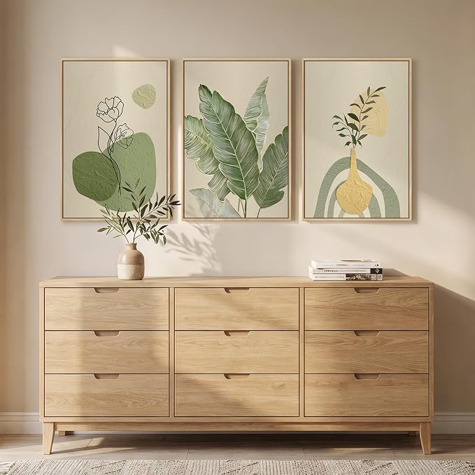 Framed Botanical Modern Wall Art - Image 6